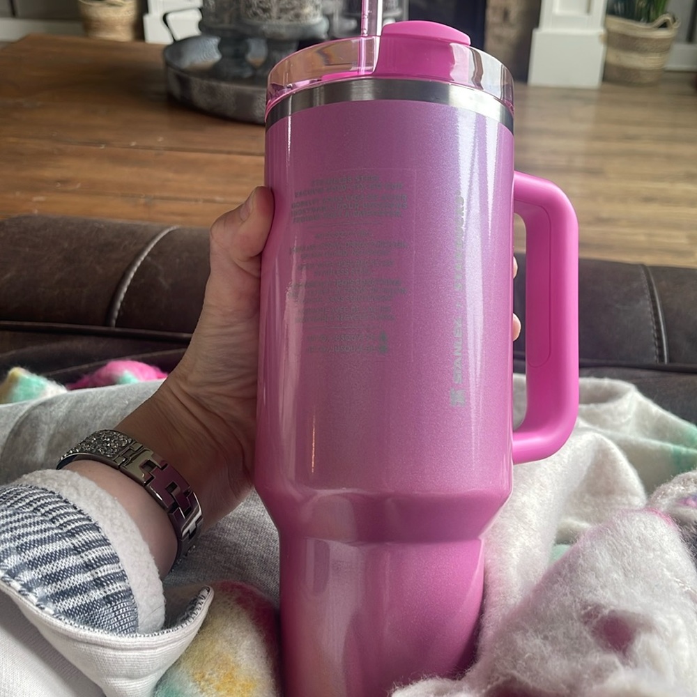 New with tag target exclusive Stanley pink tumbler.